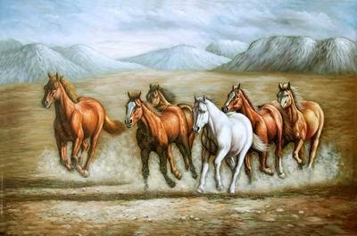 unknow artist Horses 054 oil painting image